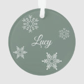 Globe de neige de Noël | Personnes & Cerfs, Person (dos)