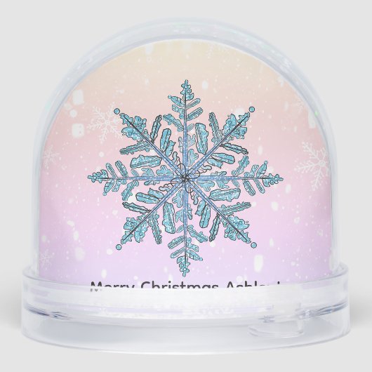 Globe de neige personnalisé (Arrière)