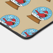 Globe des neiges avec cardinal rouge mignon (Coin)