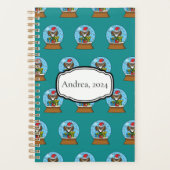 Globe des neiges avec Chouette du Père Noël | Pers (Devant)