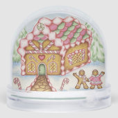 Globe des neiges de la maison de pain d'épice (Arrière)