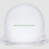 Globe des neiges de l'arbre de Noël (Arrière)