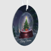 Globe des neiges de l'arbre de Noël (devant)