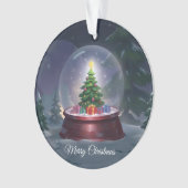 Globe des neiges de l'arbre de Noël (devant)