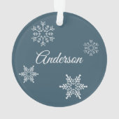 Globe des neiges de Noël avec cerf, personnalisé (dos)