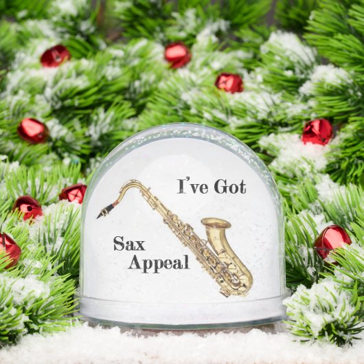 Globe des neiges de Saxophone (Noël)