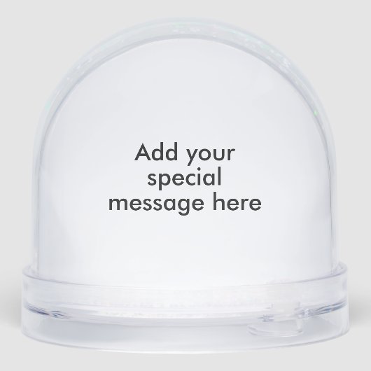 Globe des neiges des chiens de Noël (Arrière)