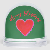 Globe des neiges DESSINÉ À LA MAIN SCÈNE DE NOËL (Arrière)