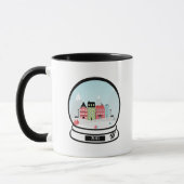 Globe des neiges d'hiver Café Mug (Gauche)