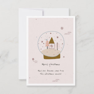 Globe Des Neiges Globe Salutation Noël Carte perso