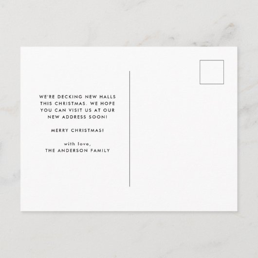 Globe des neiges - photo de vacances Faire-part de (Dos)