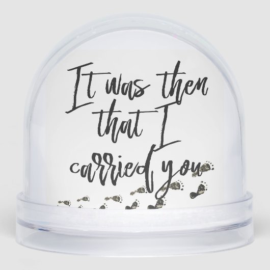 Globe des neiges religieuses (Avant)