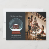 Globe des neiges - Vacances - Faire-part de déména (Devant)