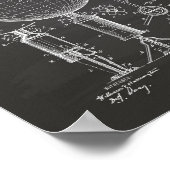 Globe géographique 1892 Tableau de bord de l'art d (Coin)