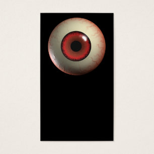 Globe oculaire rouge de monstre