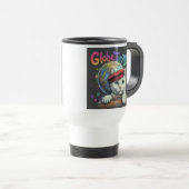 "Globe Trotter" Tasse de café de voyage (Devant droit)