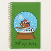 Globe w mignon Bruant Jouer au soccer | Personnali (Devant)