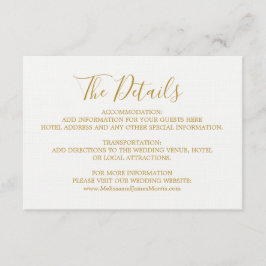 Globetrotter Glam Wedding Details Kaart