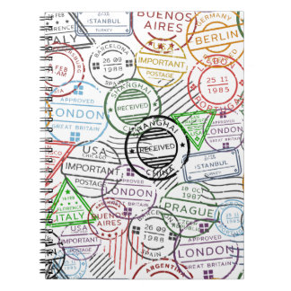 Globetrotter Traveling Stamped Journal Notitieboek