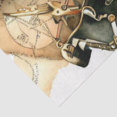 "Globetrotter's Essential: Avontuur wacht" Tissuepapier (Detail)