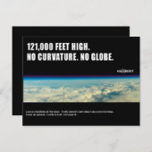 #GLOBEXIT CKMT KAART (Flat Earth 2017 Collectie) (Voorkant / Achterkant)