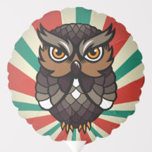 Globo Búho De La Suerte