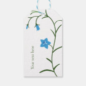 Glockenblumen Cadeaulabel (Achterkant)