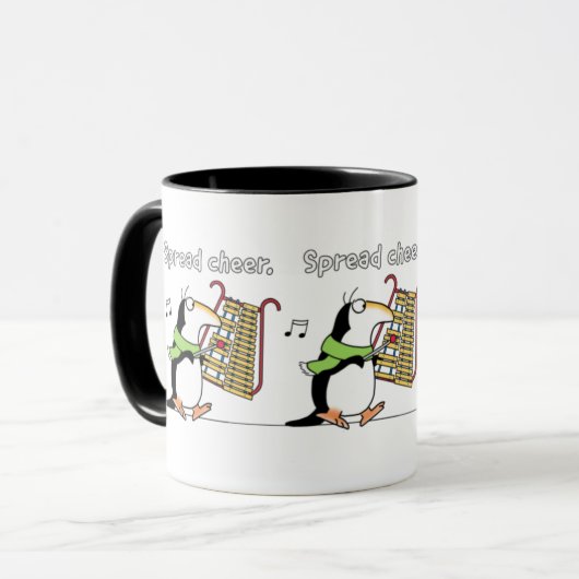 GLOCKENSPIEL PENGUIN "Spread Cheer" Sandra Boynton Mok (Voorkant links)