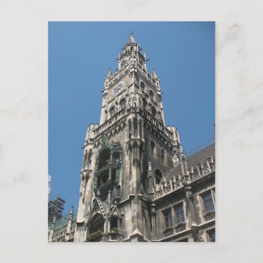 Glockenspiel Tower - München, Duitsland Briefkaart (Voorkant)