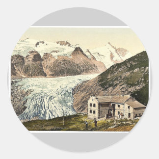 Glocknerhaus, met Pasterze en Grossglockner, Auto Ronde Sticker