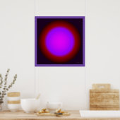 Gloed Ball betoveren Poster (Keuken)