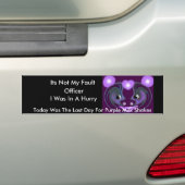 Gloed Beer Bumpersticker (Op auto)