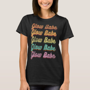 gloed, blaasgloed, huiduitslag estheticien retro t-shirt