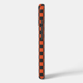 Gloed en as schaakbordpatroon Case-Mate iPhone case (Achterkant / Links)