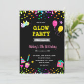 Gloed en sleepover kaart (Staand voorkant)