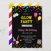 Gloed en sleepover kaart (Voorkant / Achterkant)