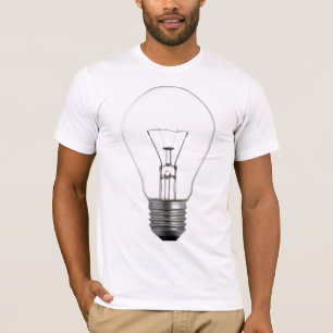 Gloed gloeilamp t-shirt
