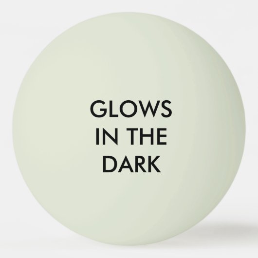 Gloed - Glow-in-the-Dark "Green" Ping-Pong Ball (Voorkant)