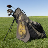 gloed golfhanddoek (Groen)