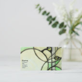 Gloed - Groen Visitekaartje (Staand voorkant)