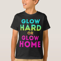 Gloed hard of gloed huis grappige gloed partij