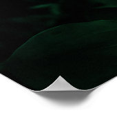 Gloed in de Darkness Green Lilacs Photo Poster (Hoek)