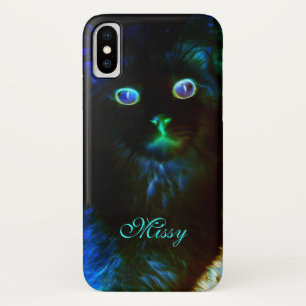 Gloed in de donkere kat iPhone x hoesje
