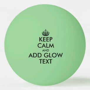 Gloed in het donker Houd kalm tafeltennis Pingpongballen