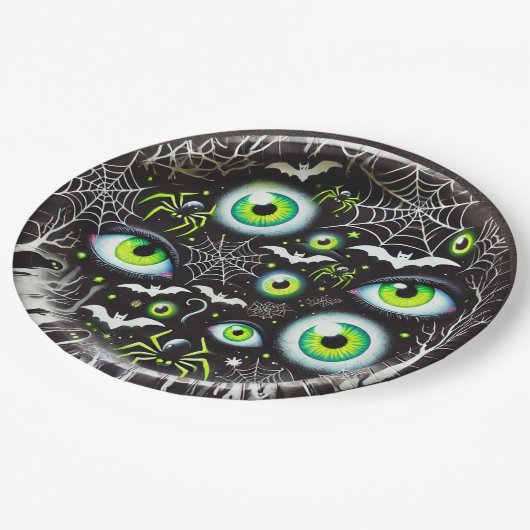 Gloed in het donker papieren bordje (Gekanteld)