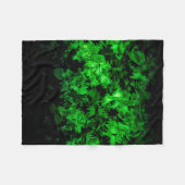 Gloed in het donkere patroon fleece deken (Voorkant (Horizontaal))