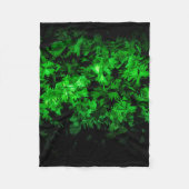 Gloed in het donkere patroon fleece deken (Voorkant)