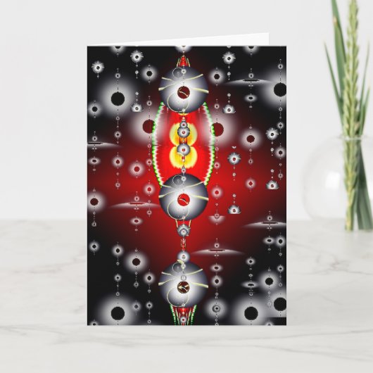 Gloed (kaart) feestdagen kaart (Voorkant)