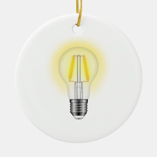 Gloed Lamp Keramisch Ornament (Voorkant)