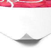 Gloed met passie als een poster van de Ruby-kunst (Hoek)